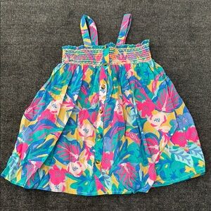 LIKE NEW Cat & Jack Multi-Colored Floral Kids Dress